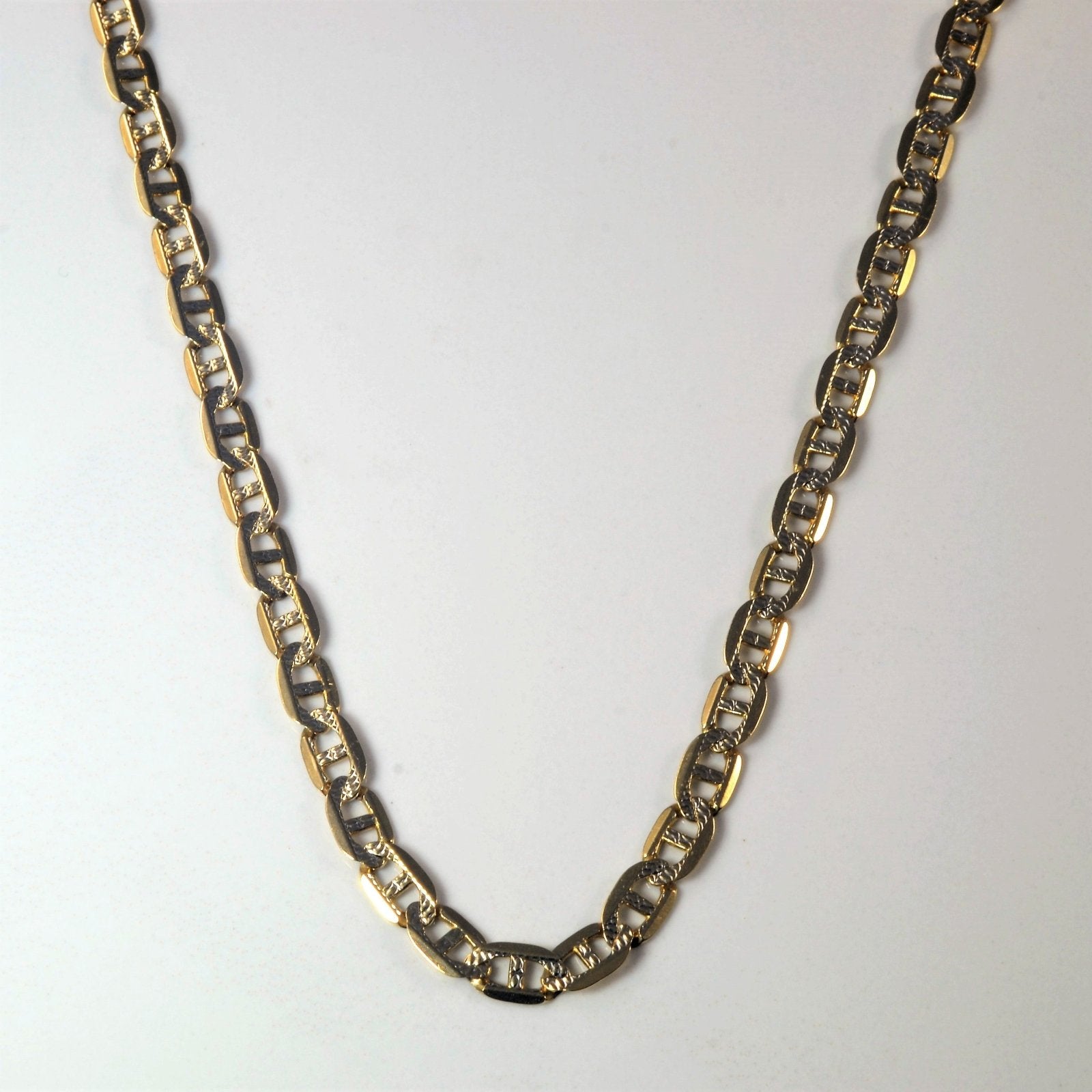 10k Yellow Gold Anchor Chain | 20