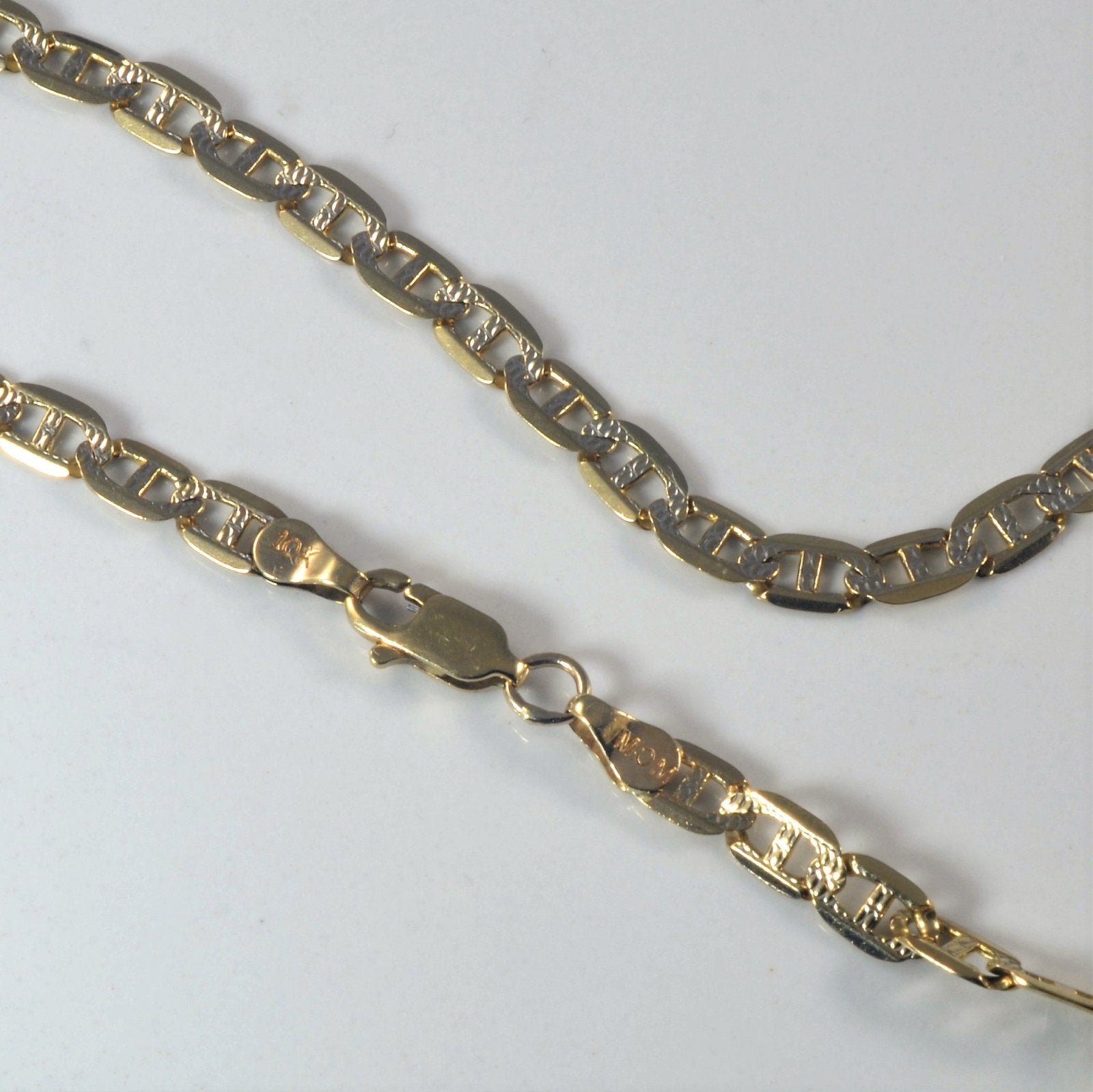 10k Yellow Gold Anchor Chain | 20" | - 100 Ways