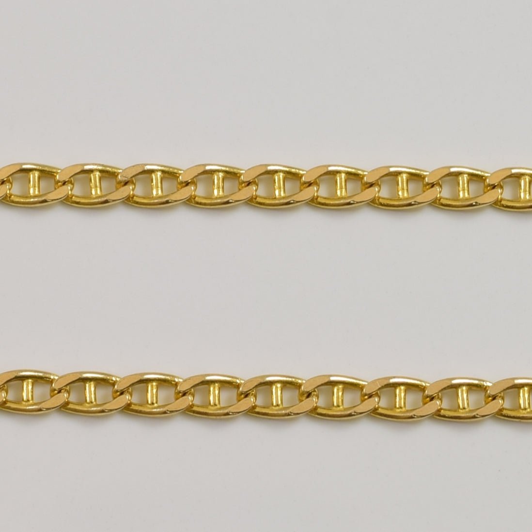 10k Yellow Gold Anchor Chain | 20" | - 100 Ways