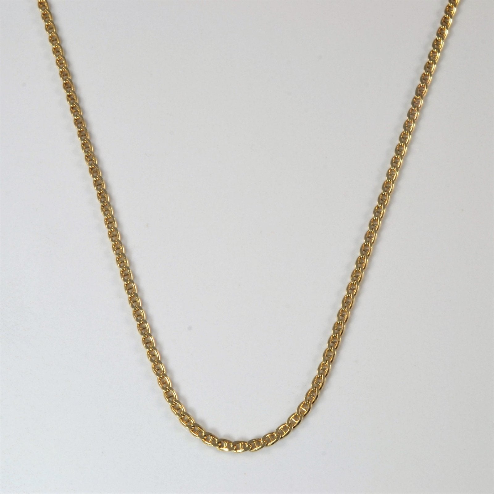 10k Yellow Gold Anchor Chain | 22" | - 100 Ways