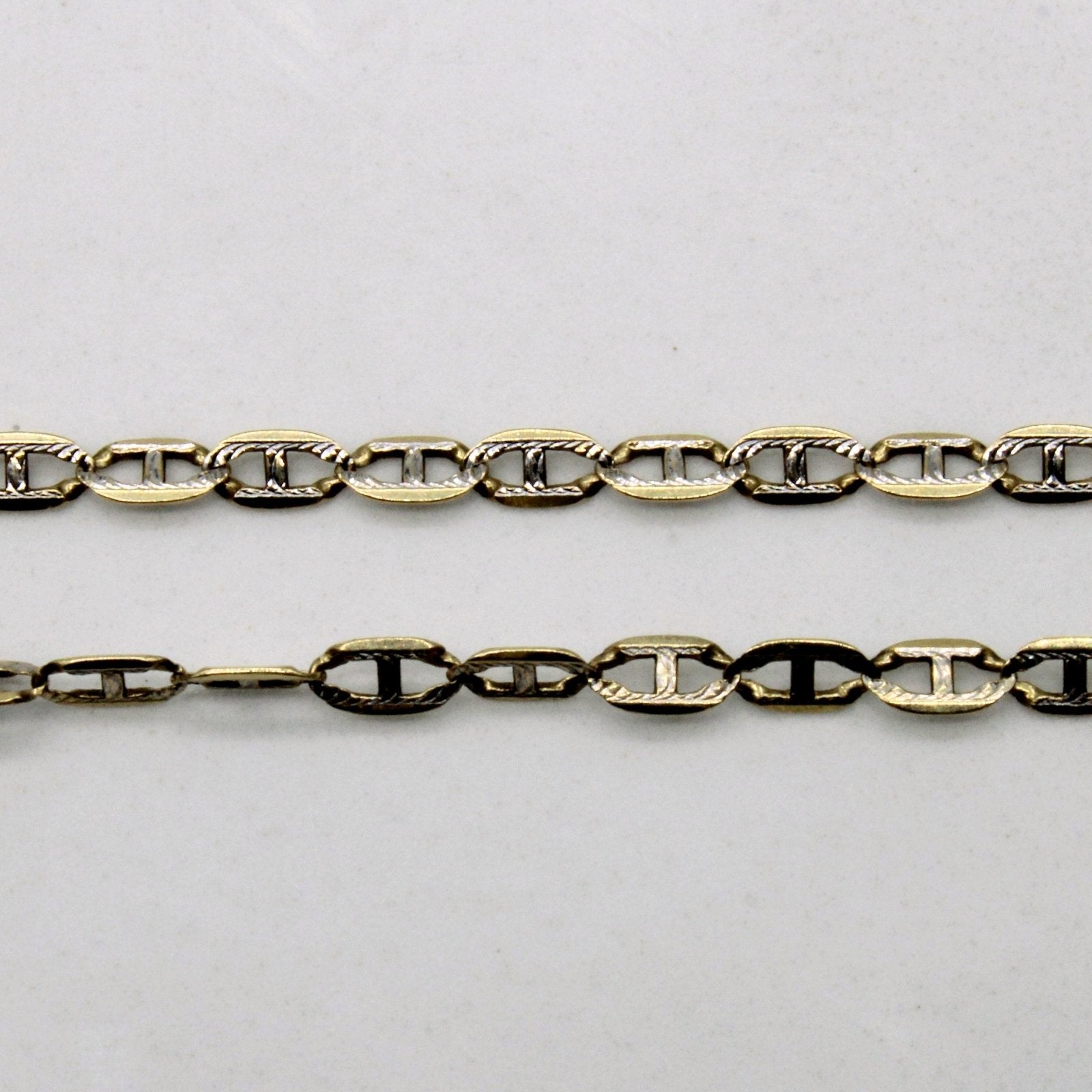 10k Yellow Gold Anchor Link Chain | 18