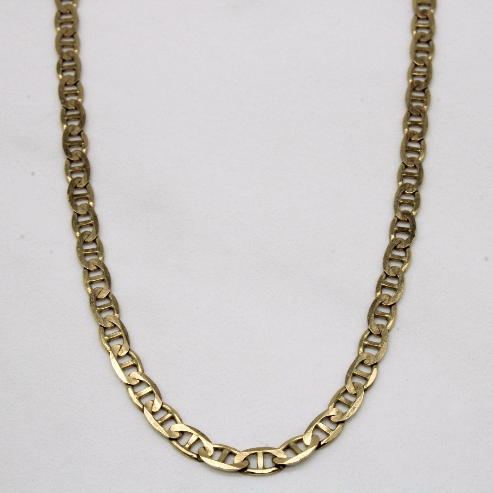 10k Yellow Gold Anchor Link Chain | 18" | - 100 Ways