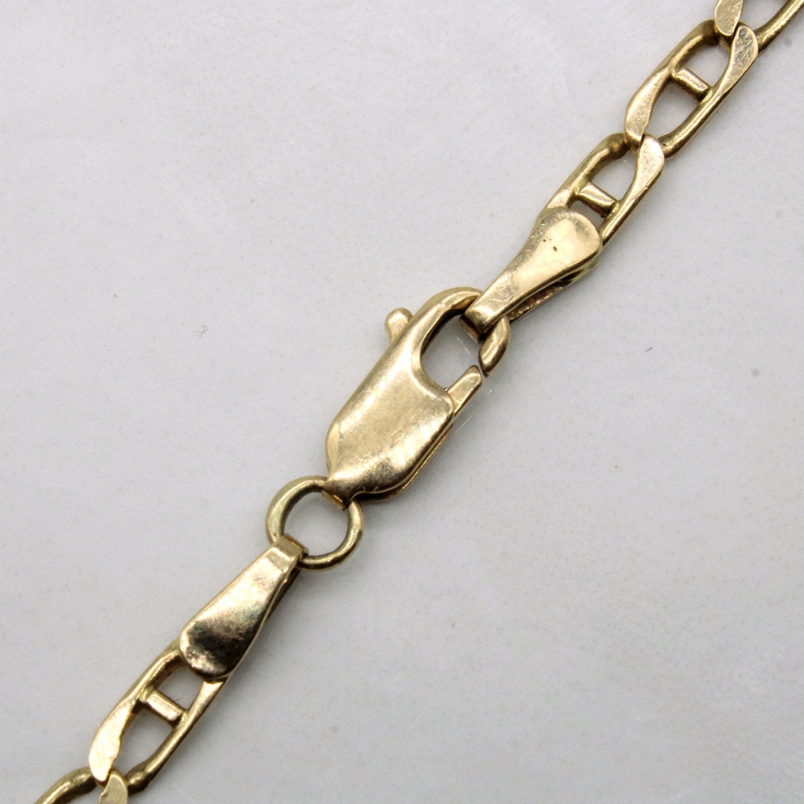 10k Yellow Gold Anchor Link Chain | 20