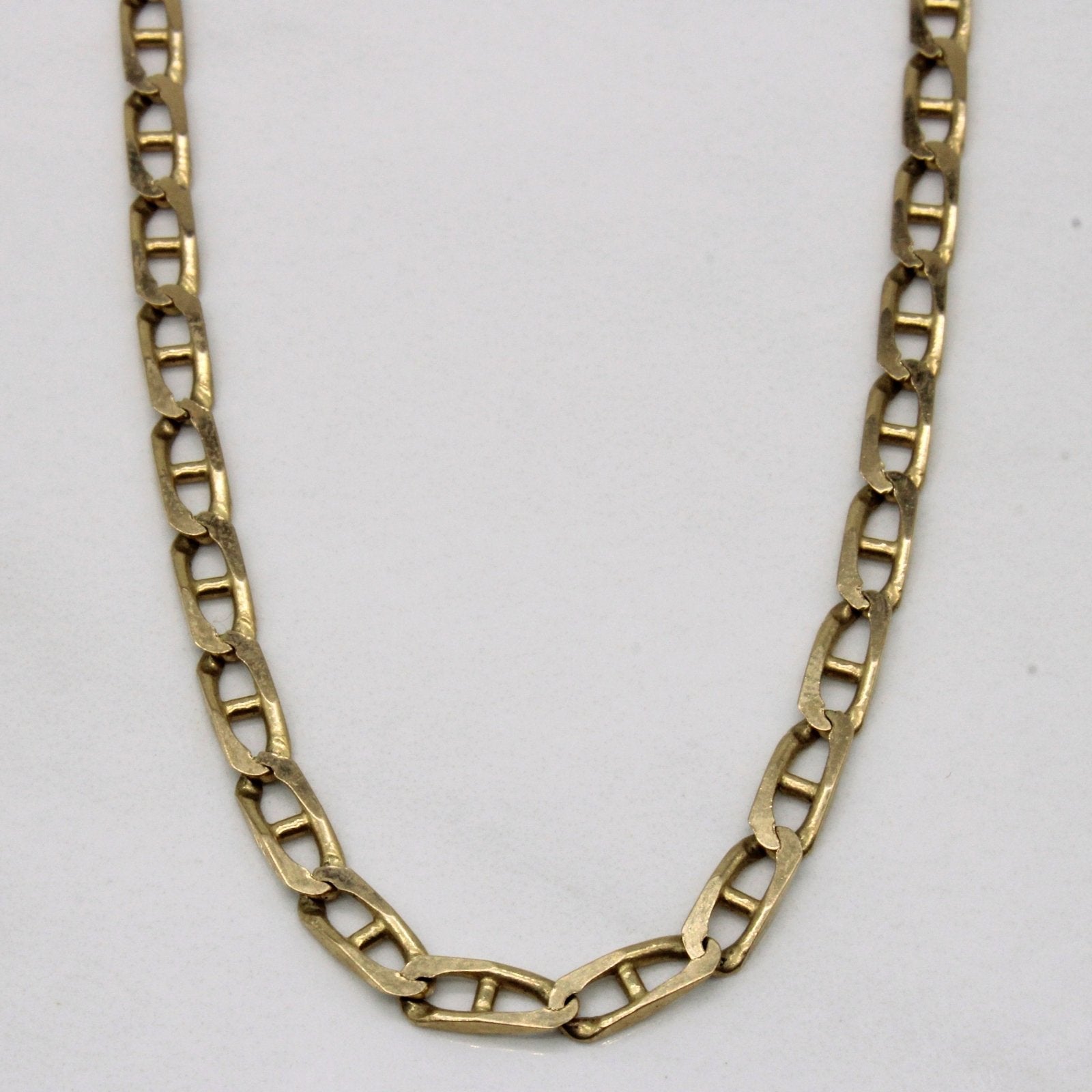 10k Yellow Gold Anchor Link Chain | 20