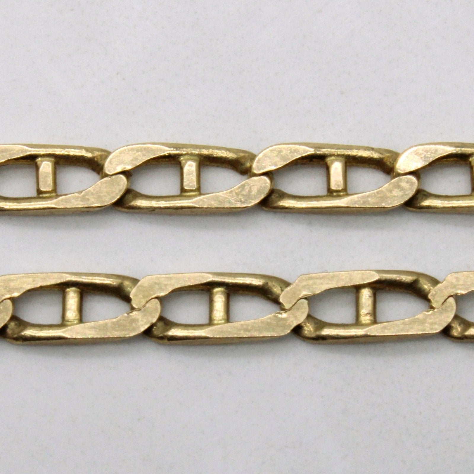 10k Yellow Gold Anchor Link Chain | 20