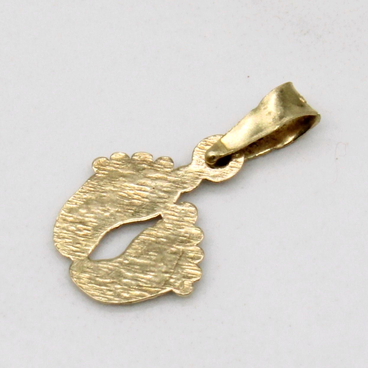 10k Yellow Gold Baby Feet Charm 100 Ways