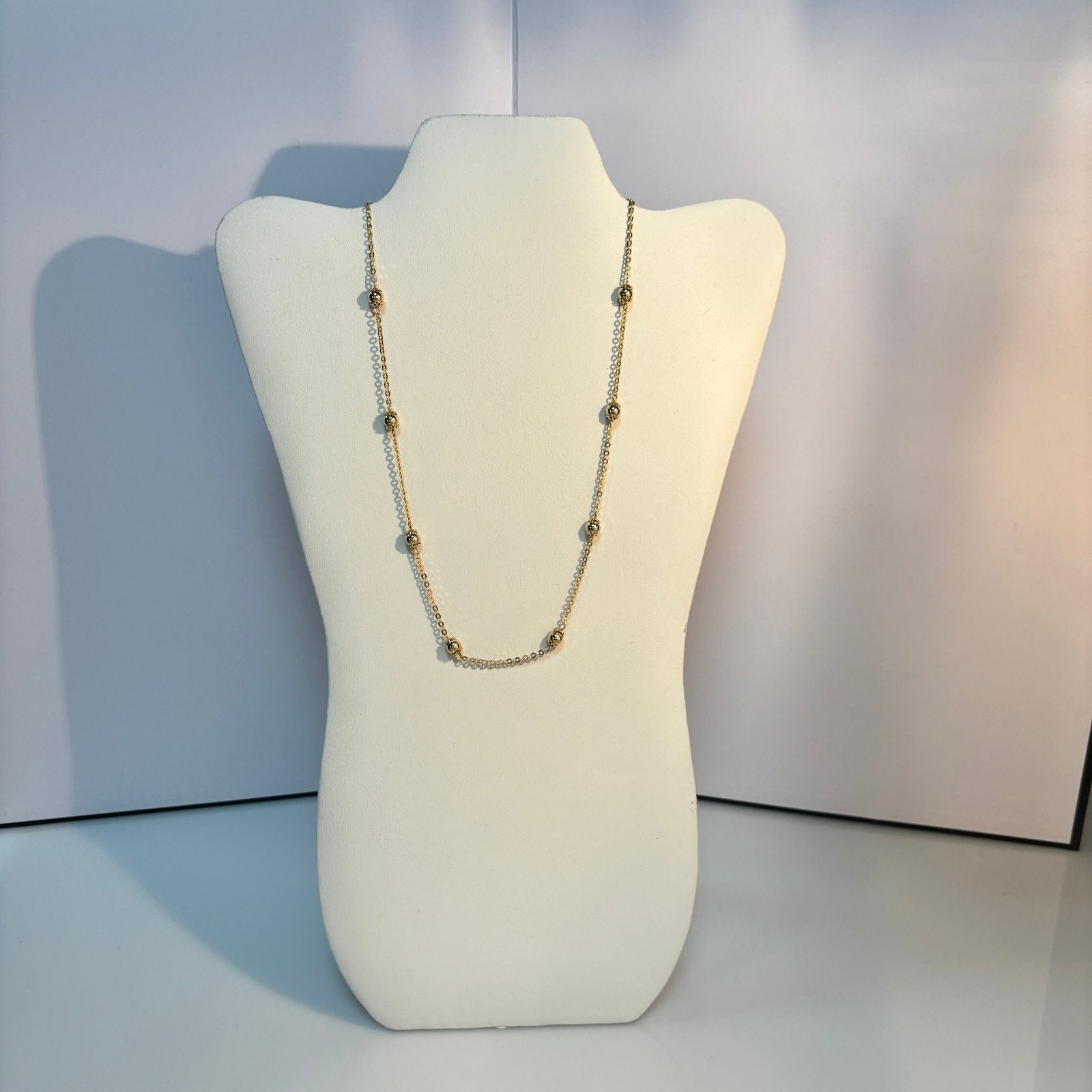 10k Yellow Gold Ball Chain | 20" | - 100 Ways
