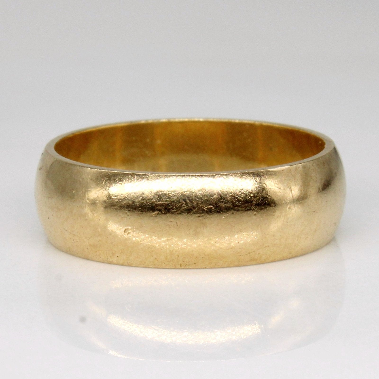 10k Yellow Gold Band | SZ 6.75 | - 100 Ways