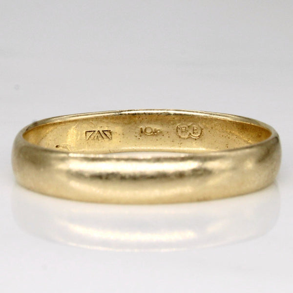 10k Yellow Gold Band | SZ 9.5 |