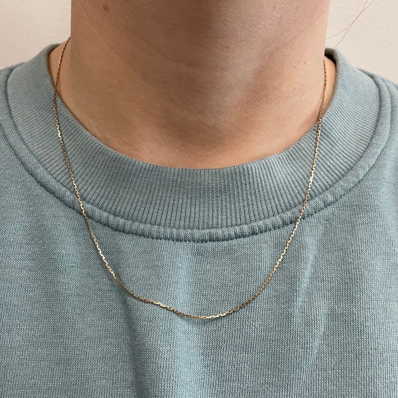 10k Yellow Gold Box Chain | 18" | - 100 Ways