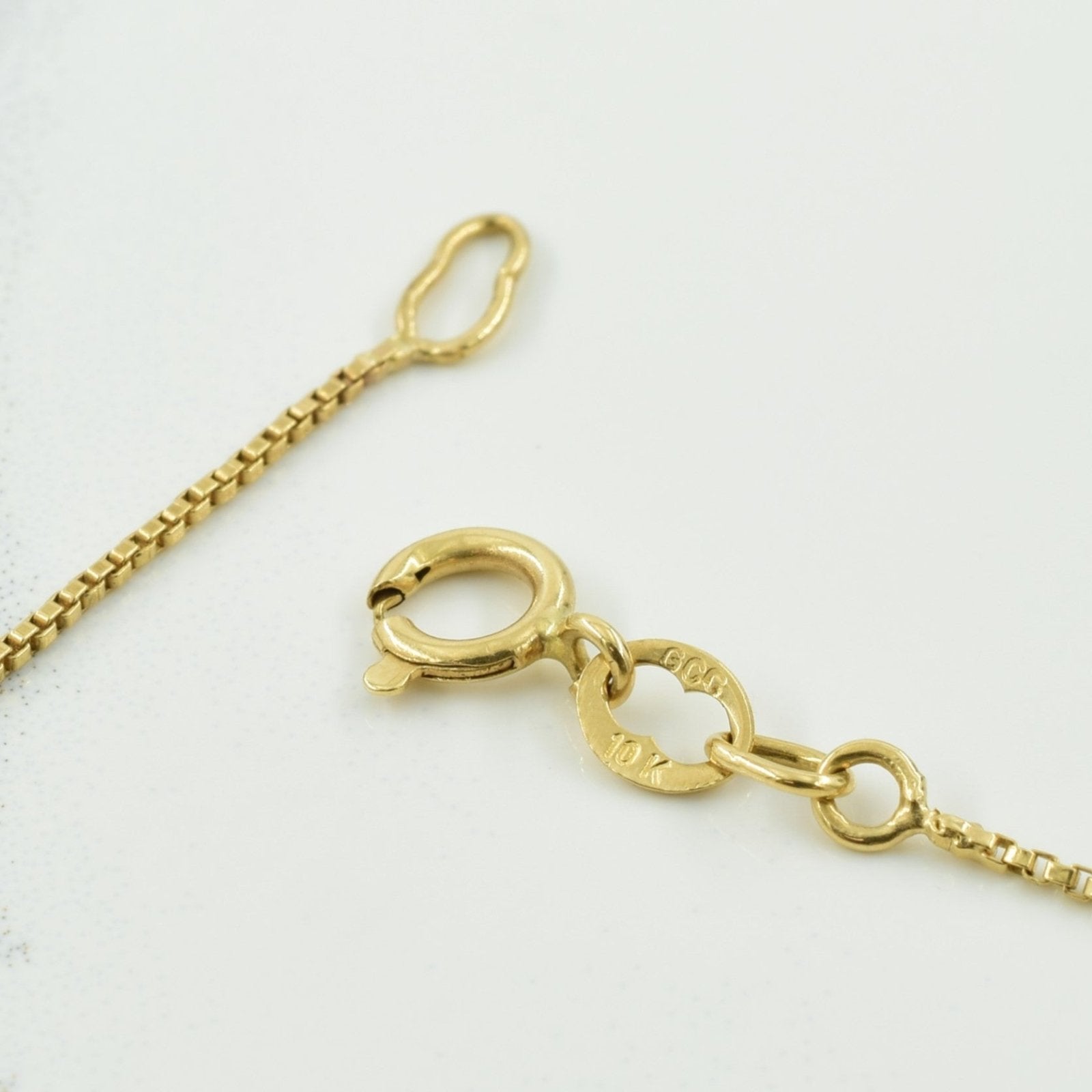 10k Yellow Gold Box Chain | 18" | - 100 Ways