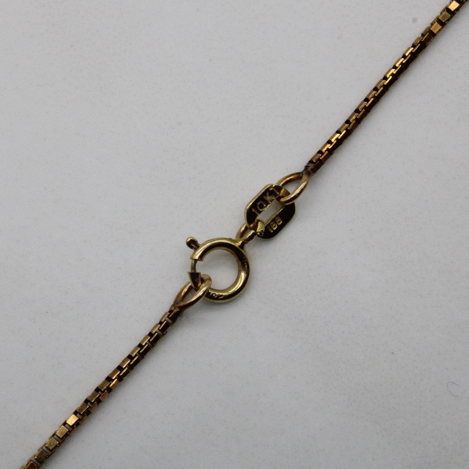 10k Yellow Gold Box Chain | 20