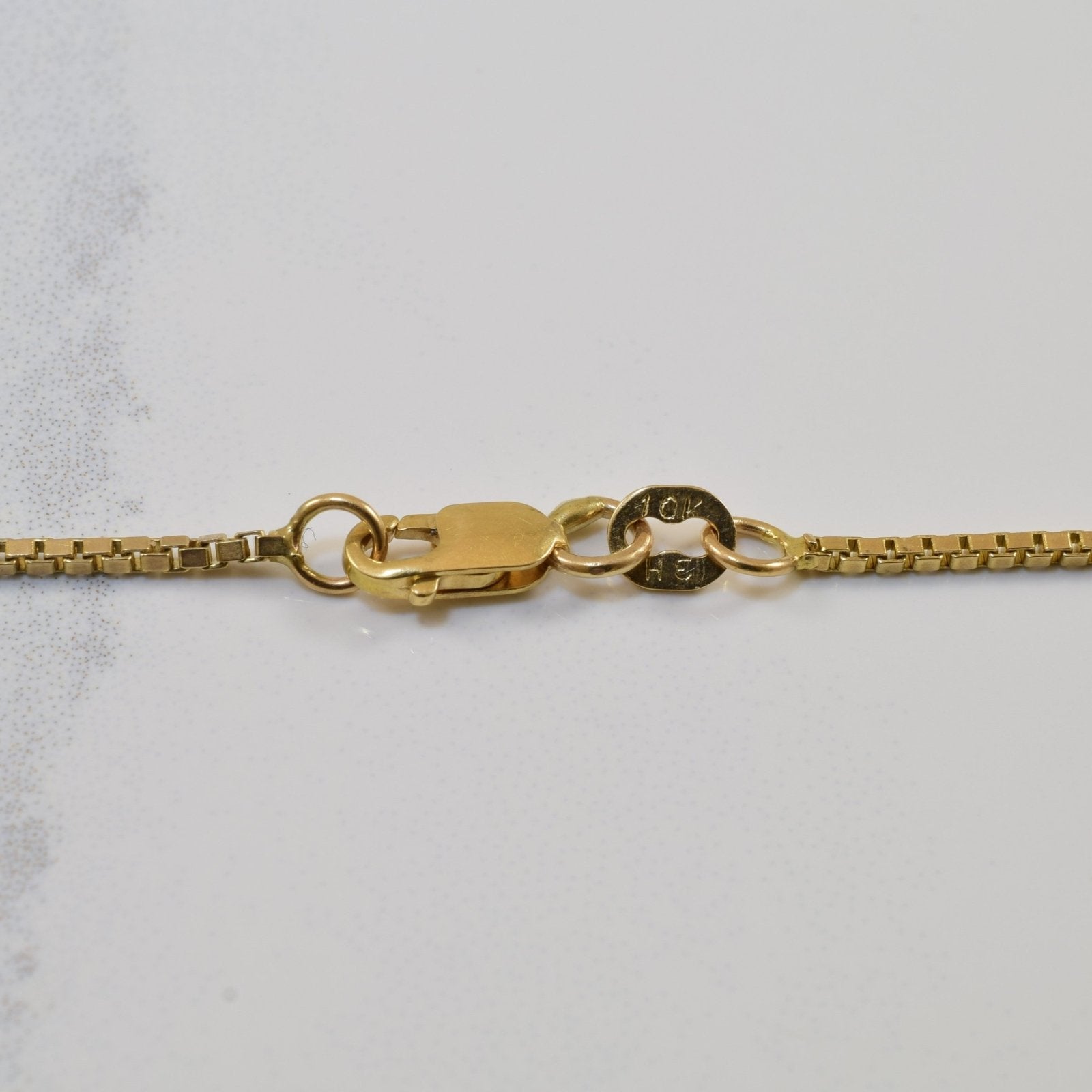 10k Yellow Gold Box Chain | 20" | - 100 Ways