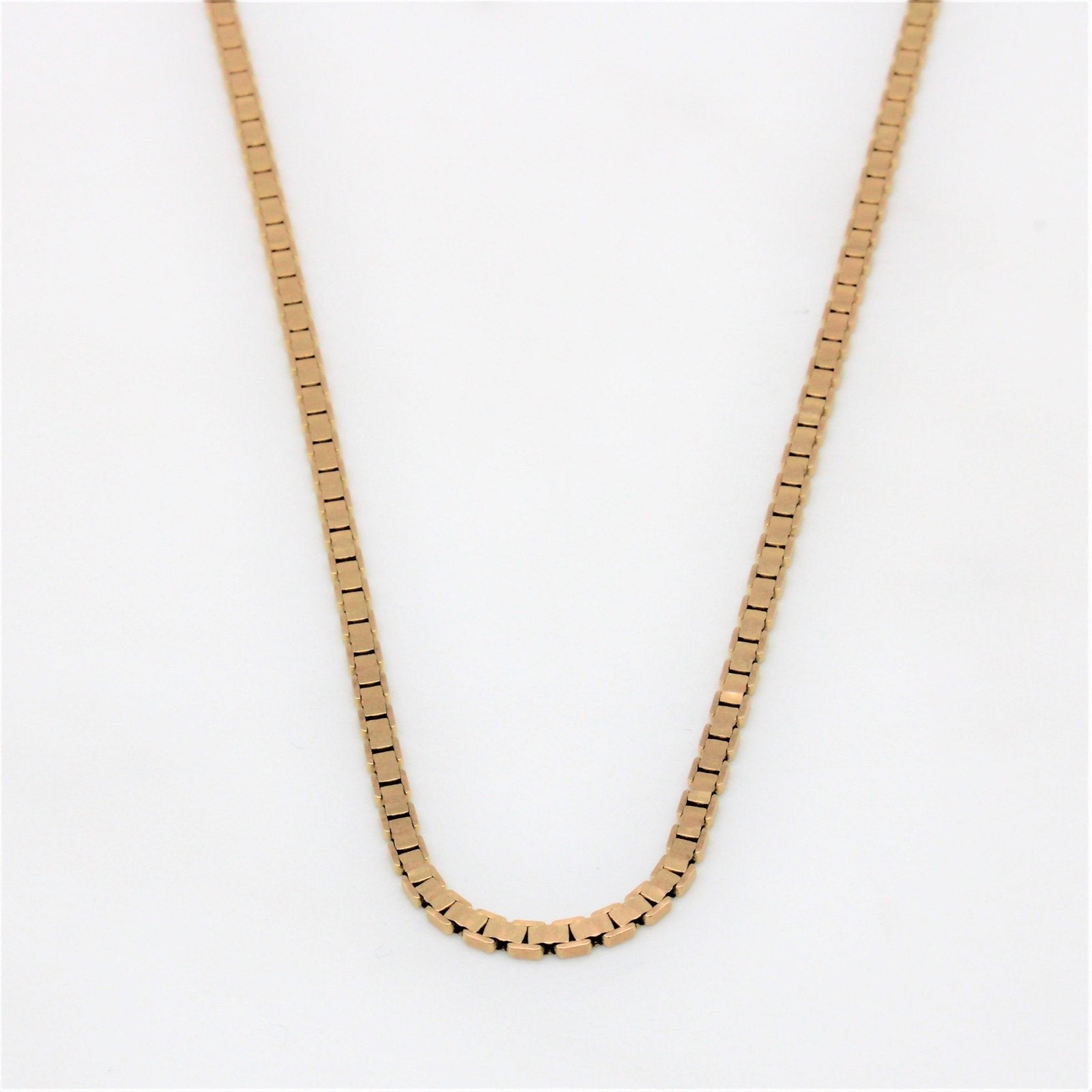 10k Yellow Gold Box Chain | 20" | - 100 Ways