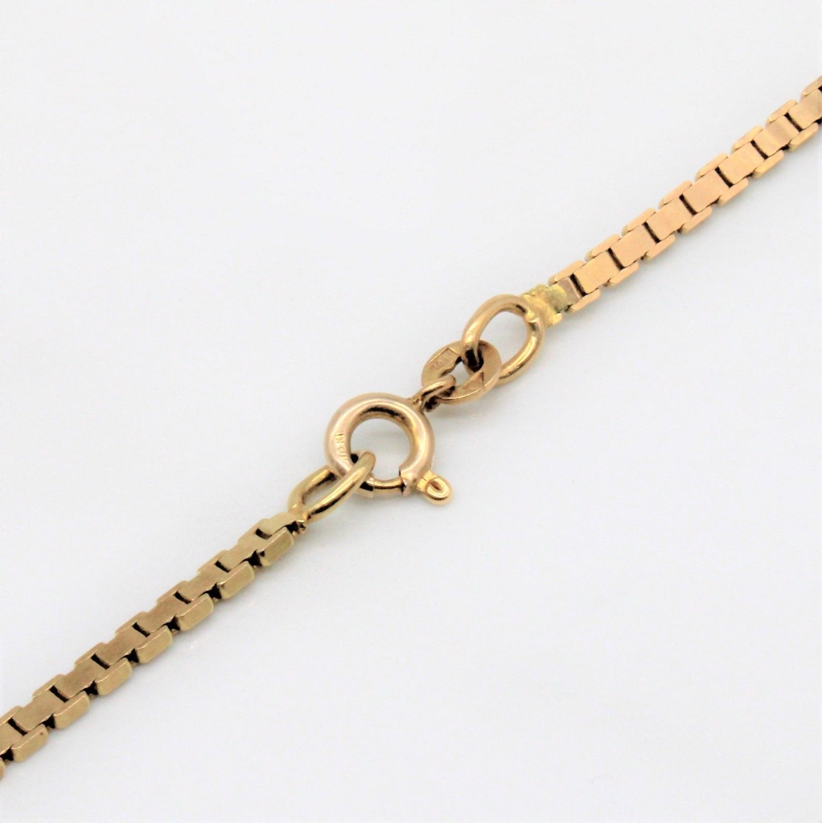 10k Yellow Gold Box Chain | 20" | - 100 Ways