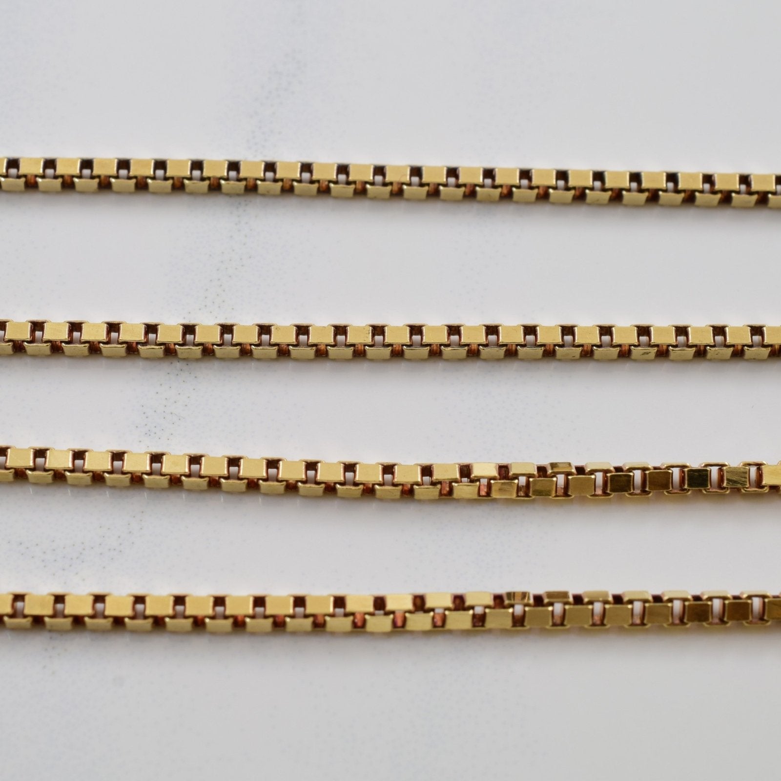 10k Yellow Gold Box Chain | 20.5" | - 100 Ways
