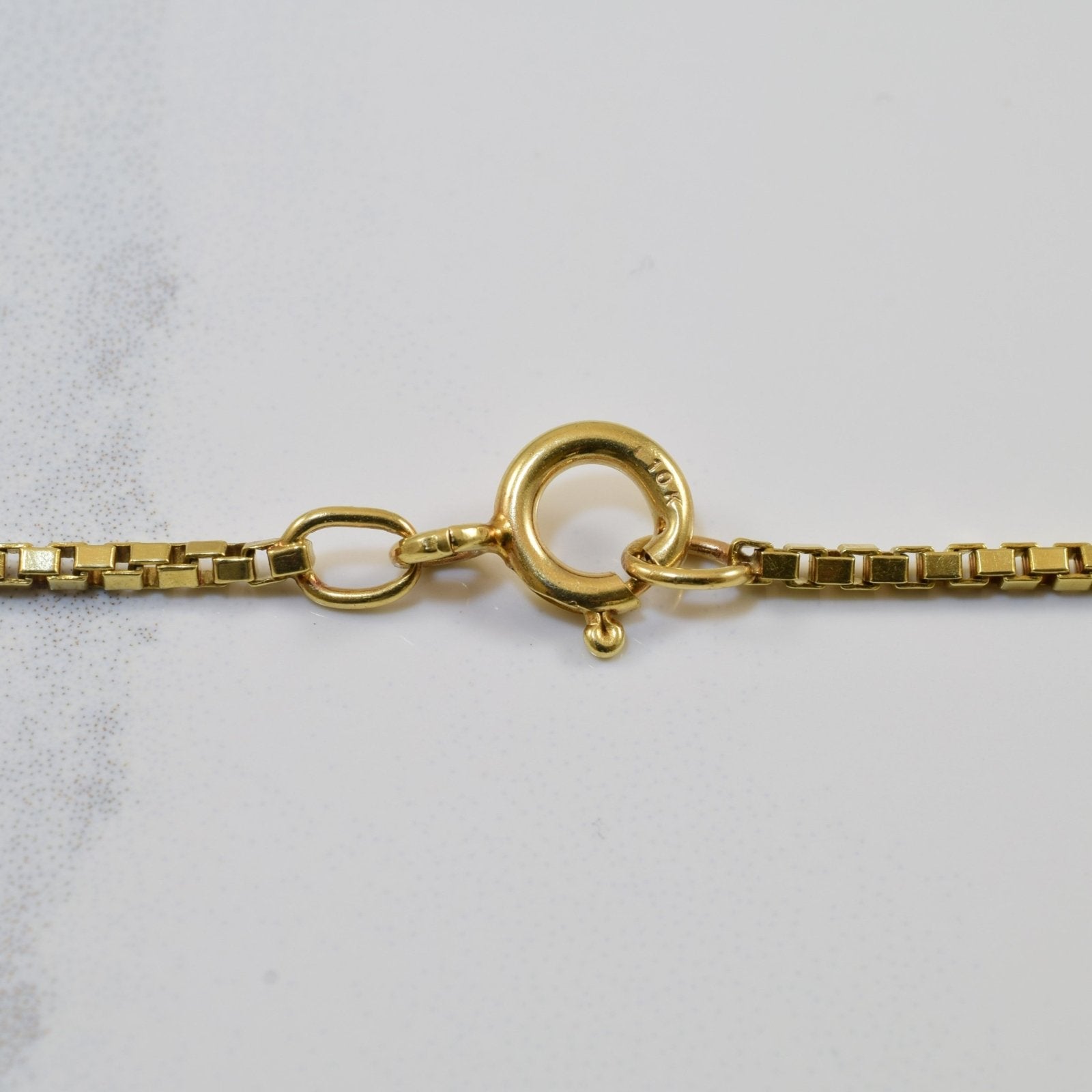 10k Yellow Gold Box Chain | 21" | - 100 Ways