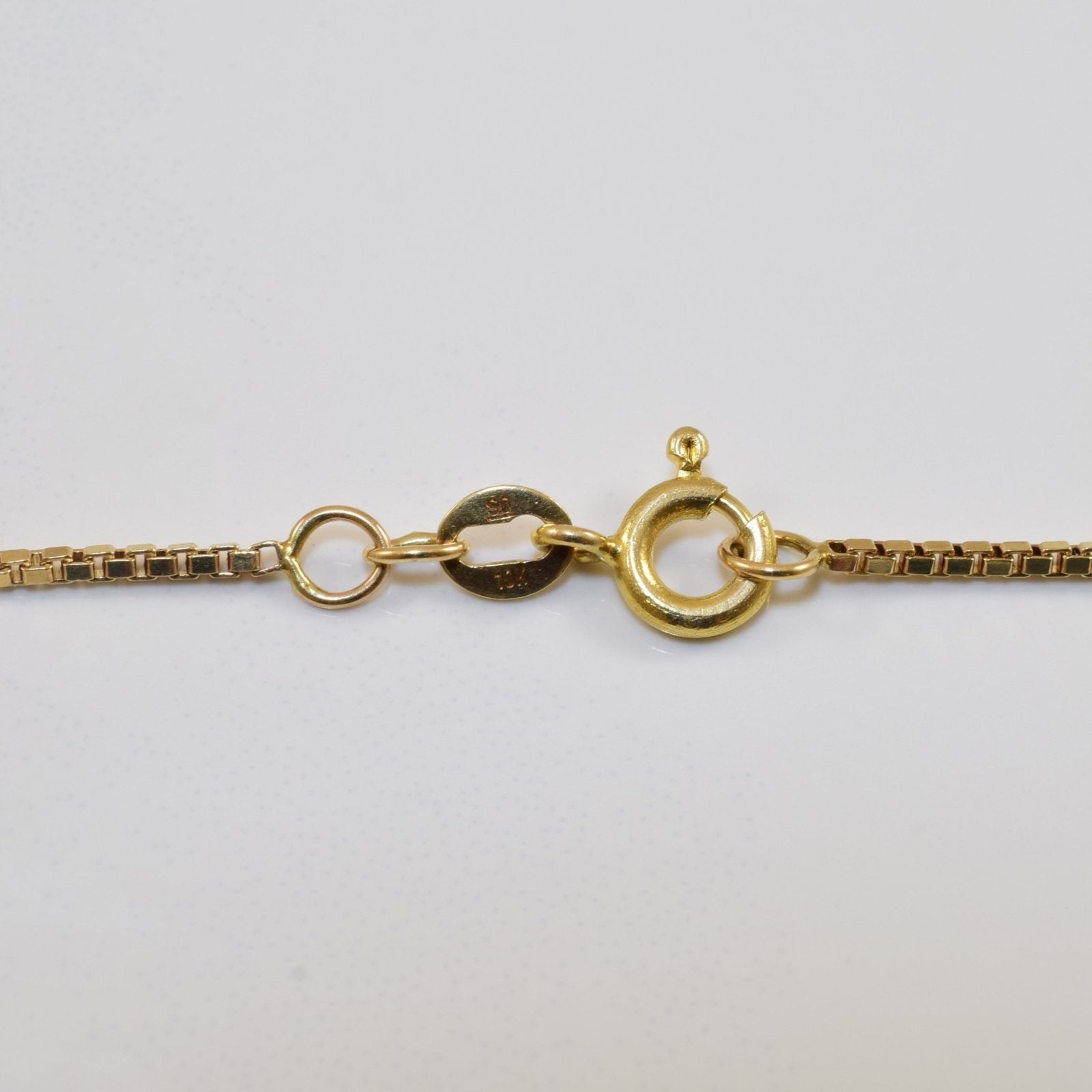 10k Yellow Gold Box Chain | 22" | - 100 Ways