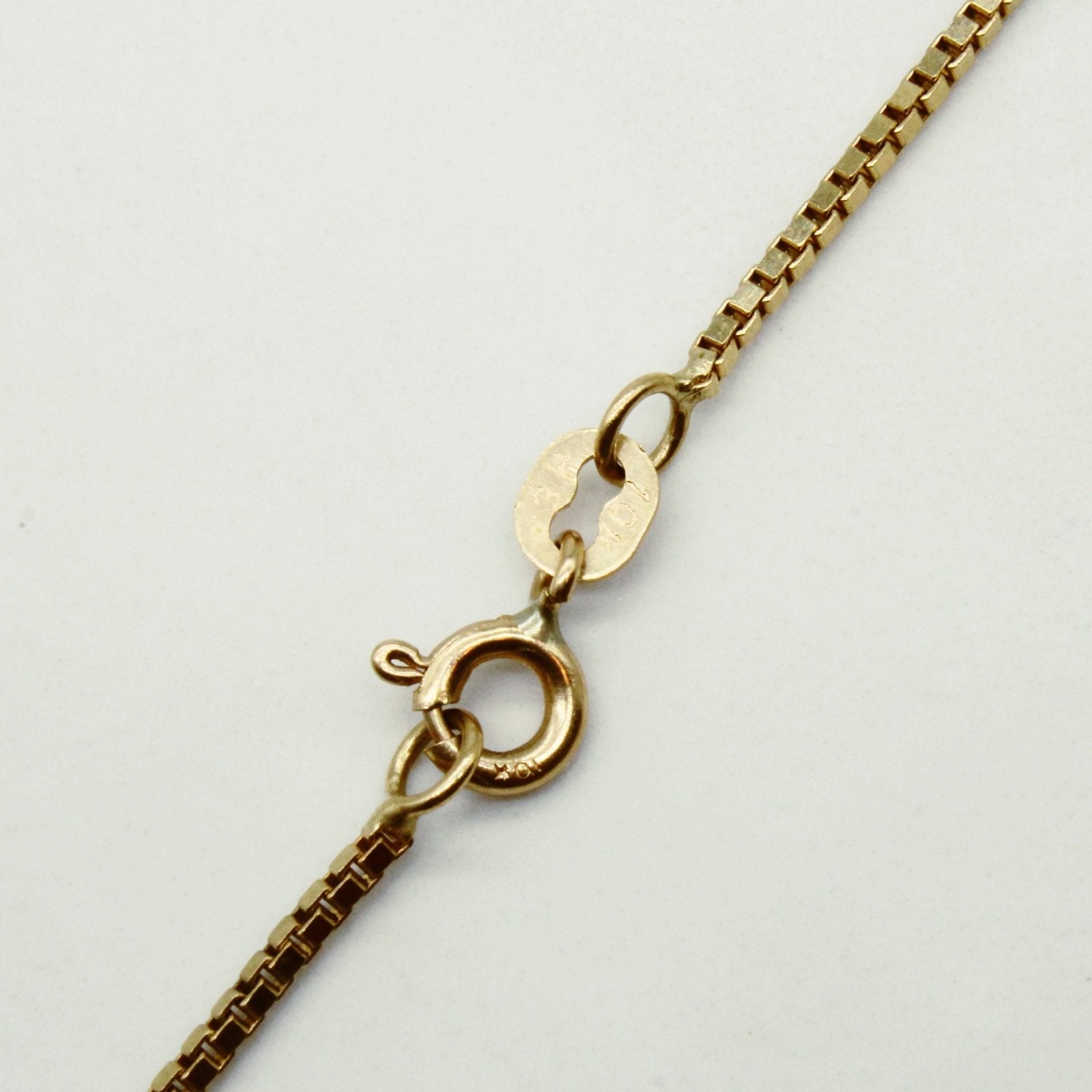 10k Yellow Gold Box Link Chain | 16" | - 100 Ways