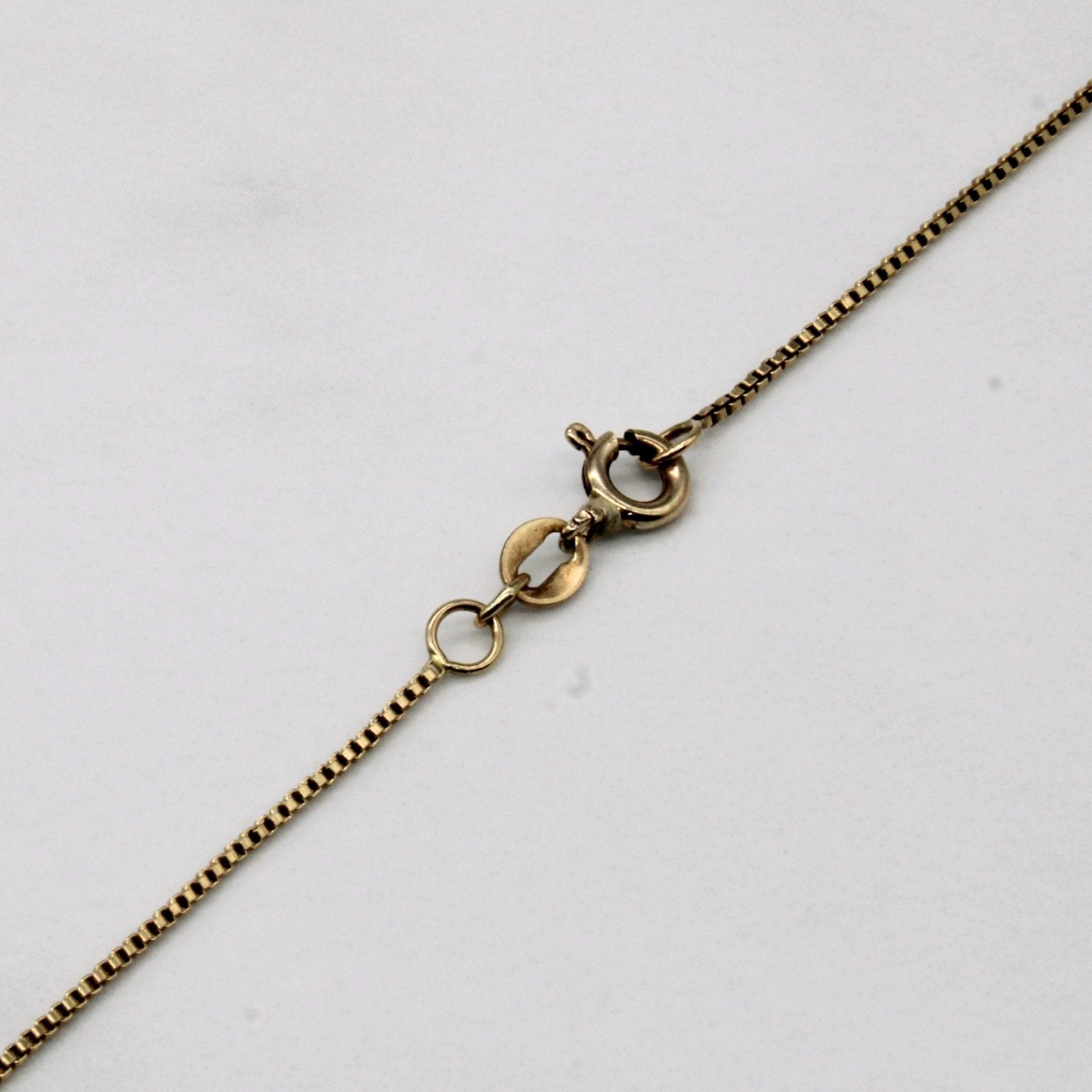 10k Yellow Gold Box Link Chain | 18" | - 100 Ways