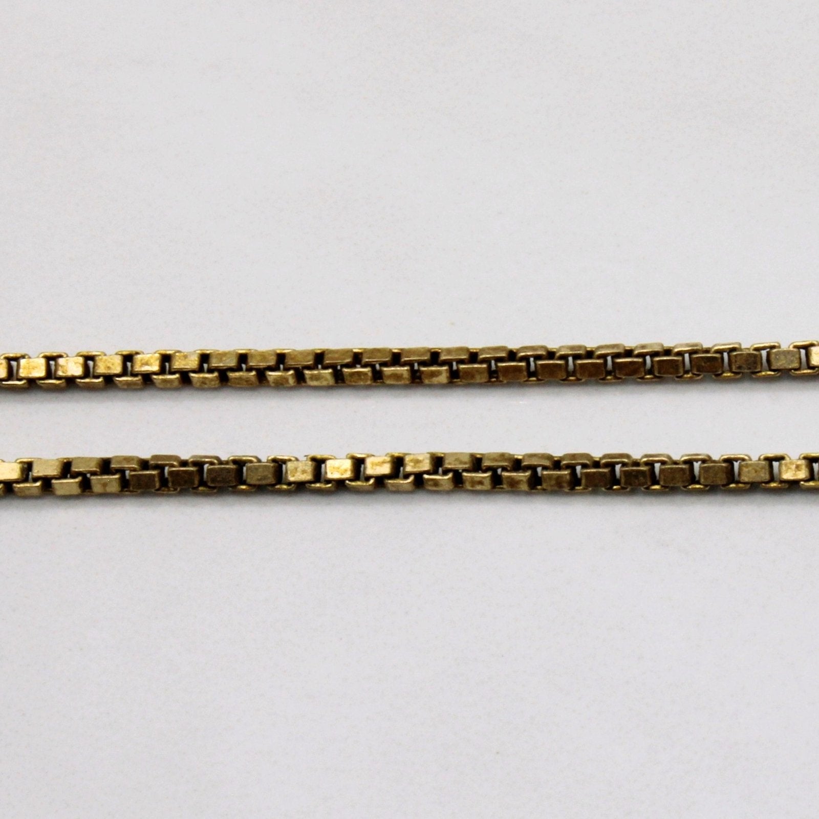 10k Yellow Gold Box Link Chain | 18" | - 100 Ways