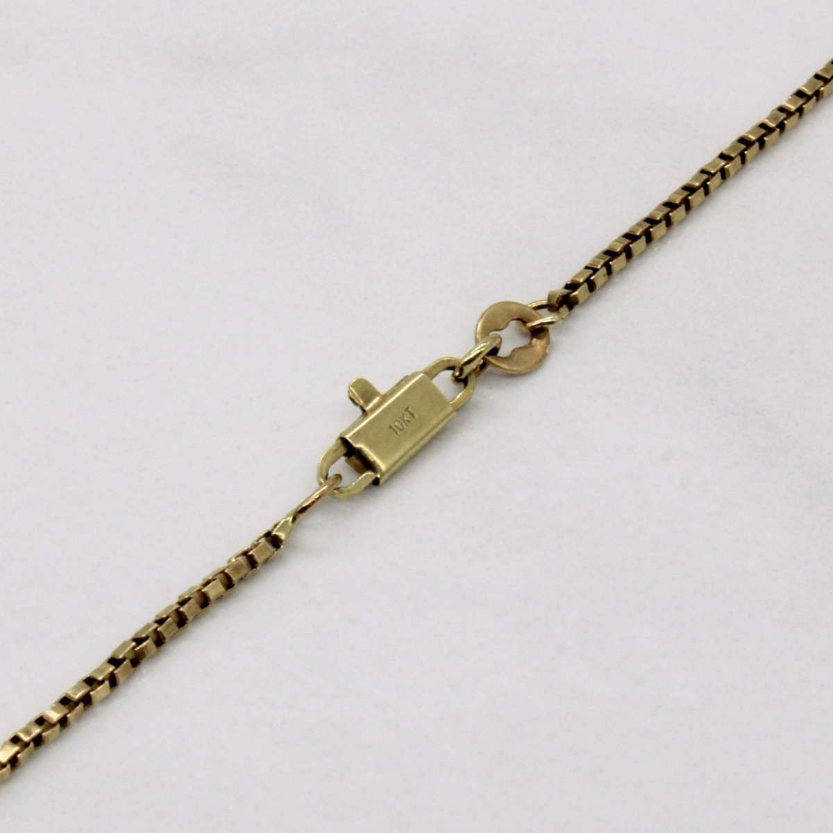 10k Yellow Gold Box Link Chain | 24" | - 100 Ways