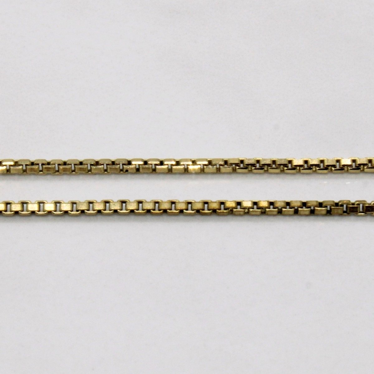 10k Yellow Gold Box Link Chain | 24" | - 100 Ways