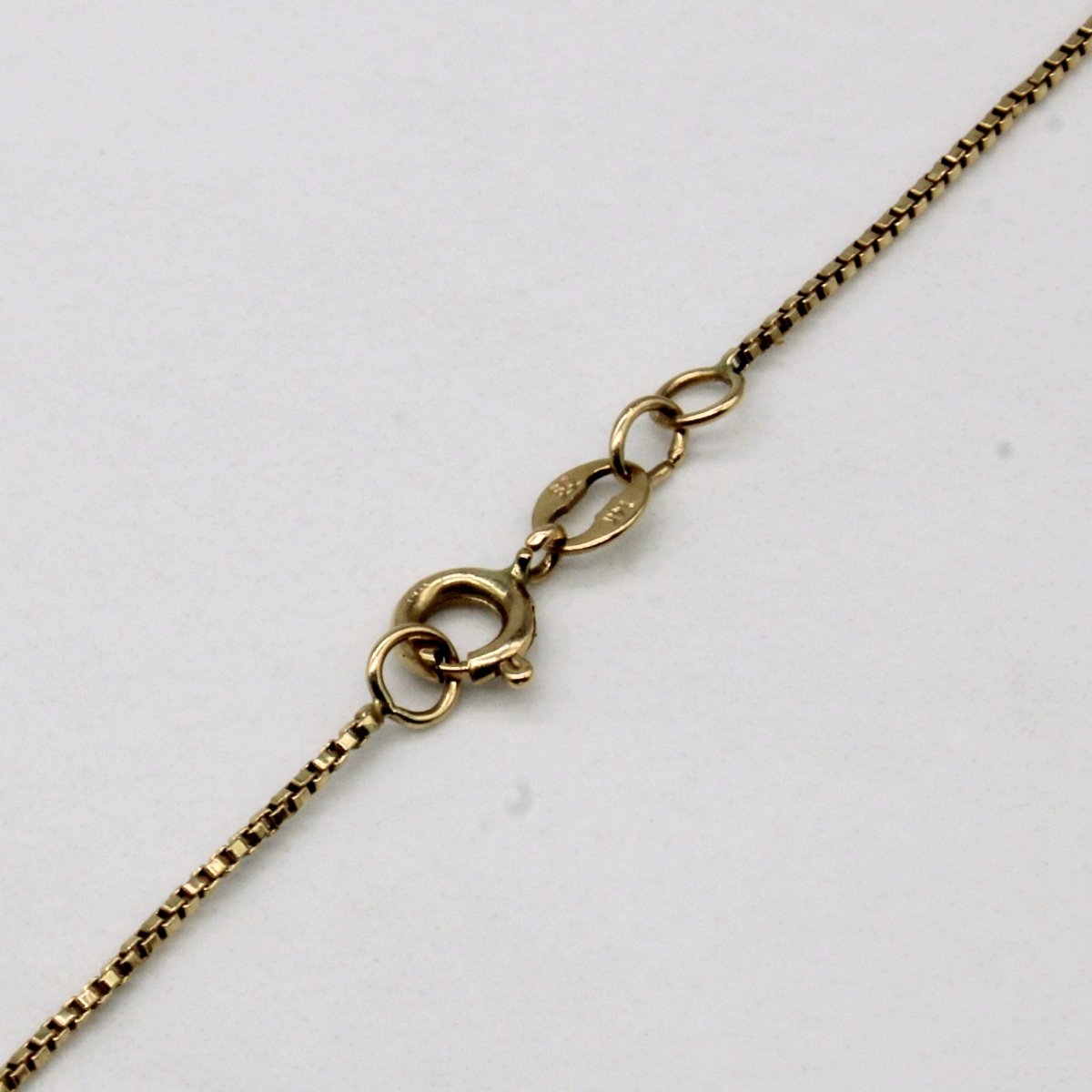 10k Yellow Gold Box Link Chain | 25" | - 100 Ways
