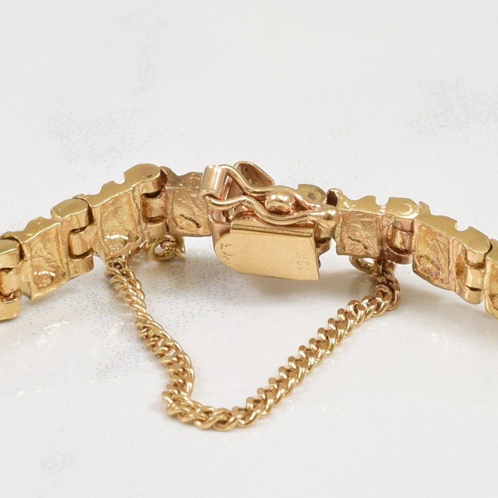 10k Yellow Gold Bracelet | 7" | - 100 Ways