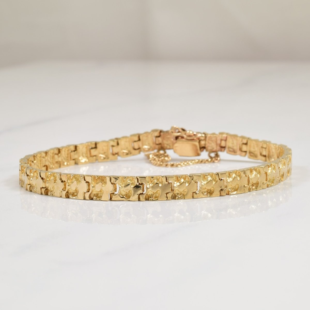 10k Yellow Gold Bracelet | 7" | - 100 Ways