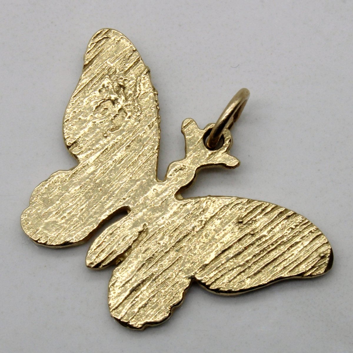 10k Yellow Gold Butterfly Pendant - 100 Ways