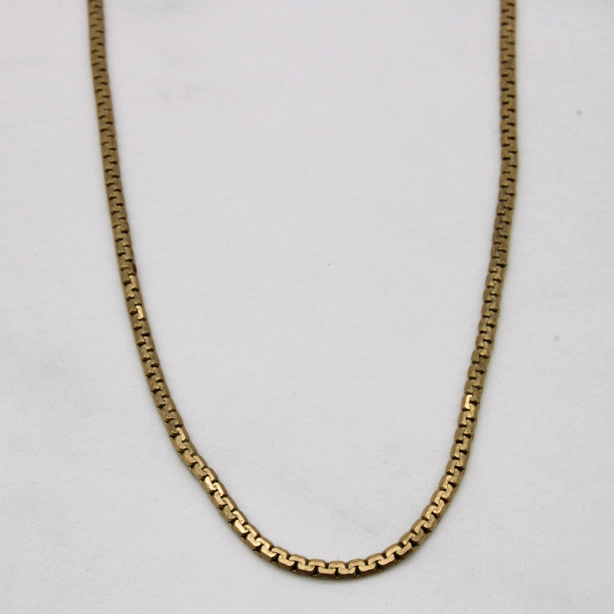 10k Yellow Gold C Link Chain | 18" | - 100 Ways