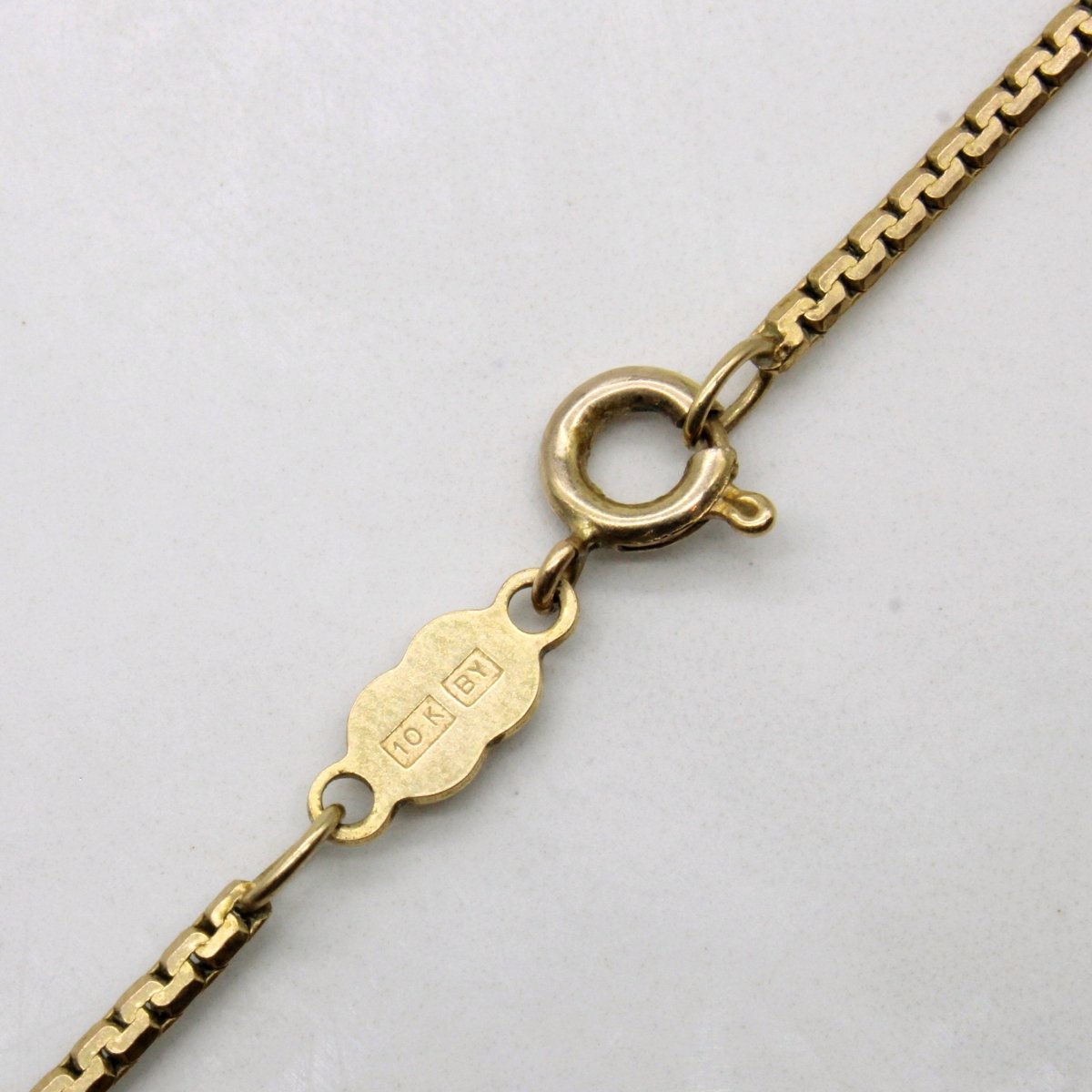 10k Yellow Gold C Link Chain | 18" | - 100 Ways