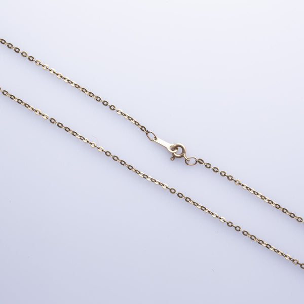 10k Yellow Gold Cable Chain | 19