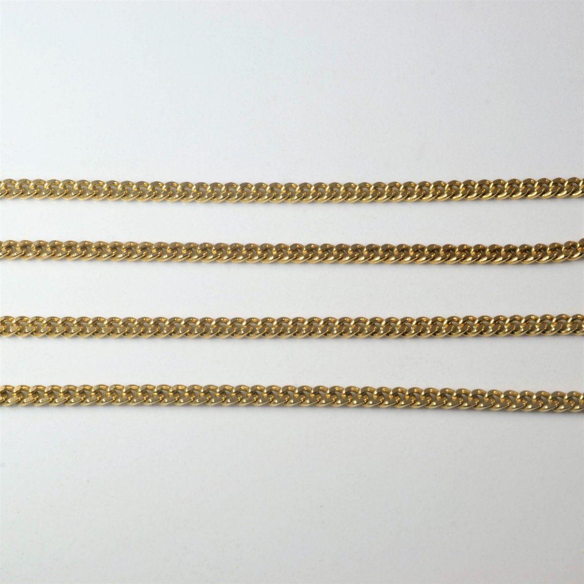 10k Yellow Gold Cable Chain | 22
