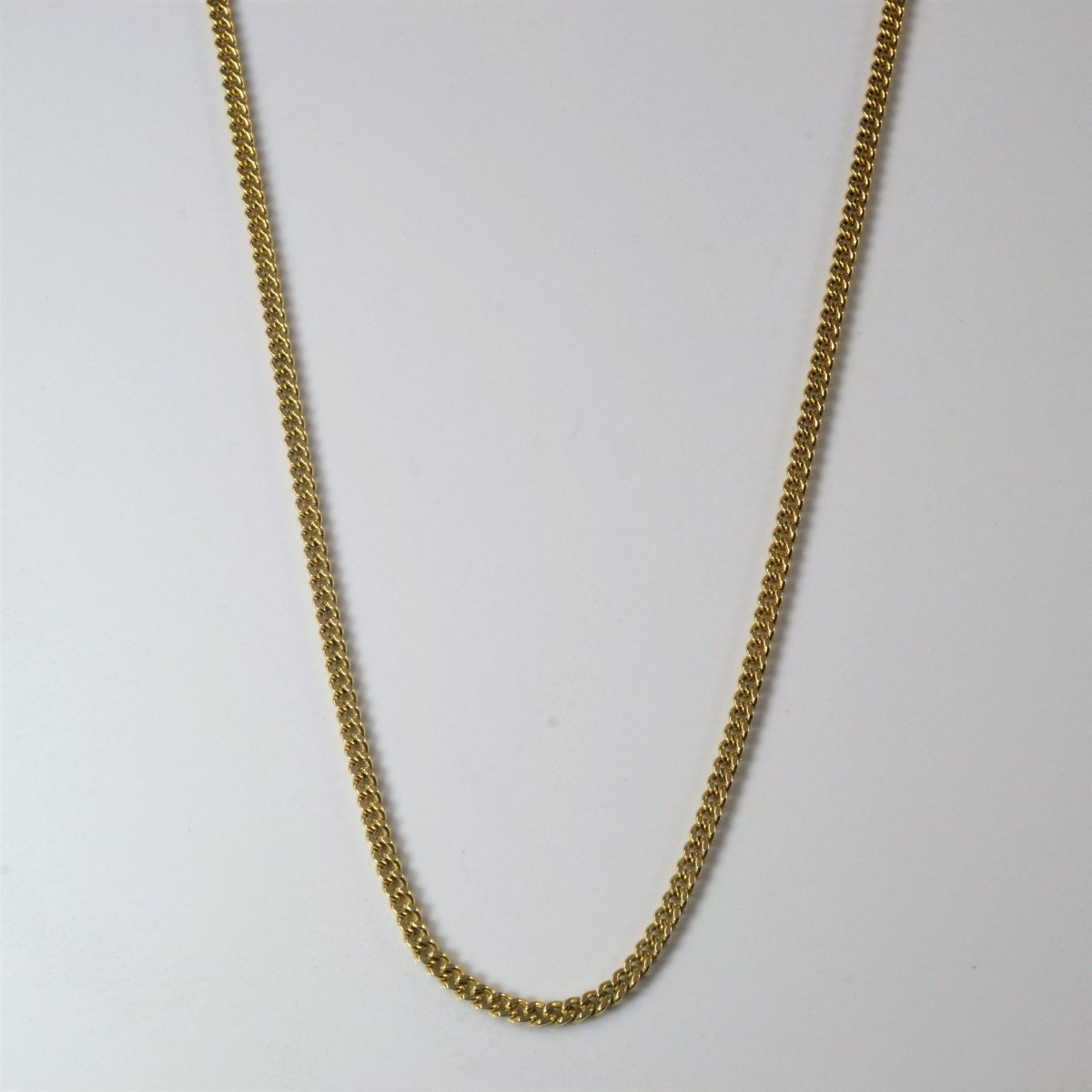 10k Yellow Gold Cable Chain | 22