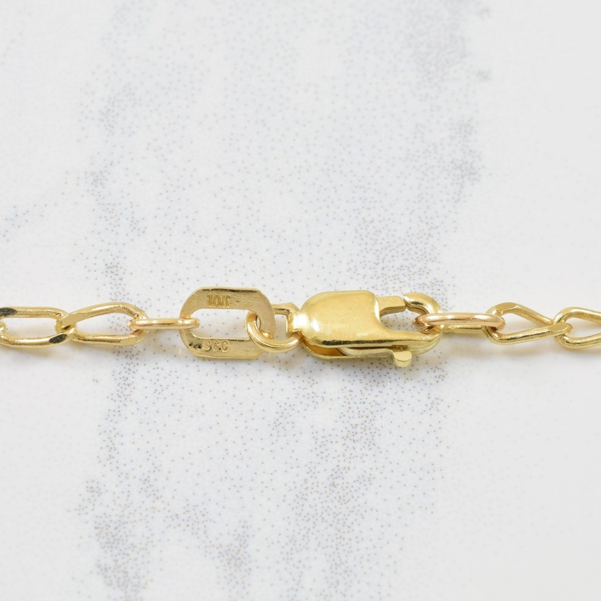 10k Yellow Gold Cable Chain | 24