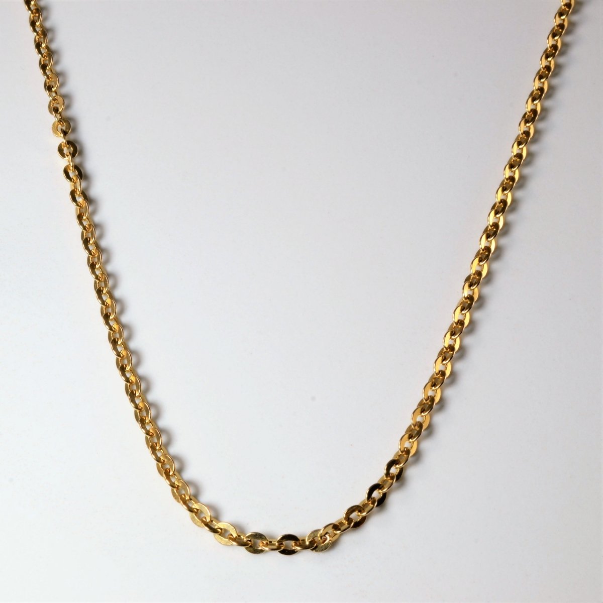 10k Yellow Gold Cable Chain | 28" | - 100 Ways