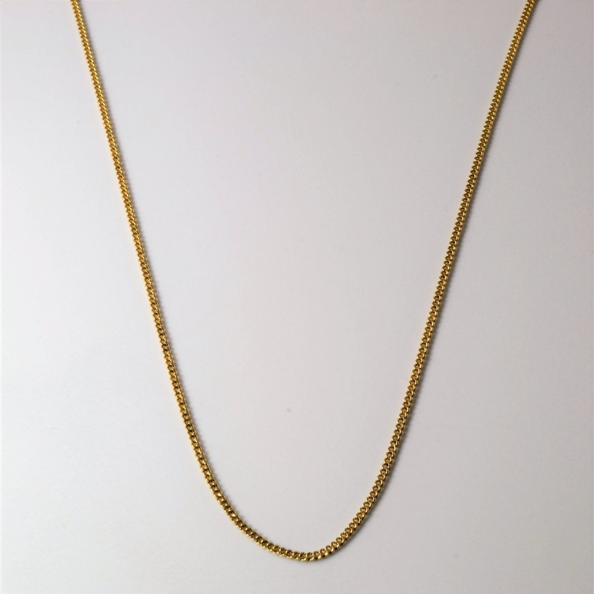 10k Yellow Gold Cable Link Chain | 16