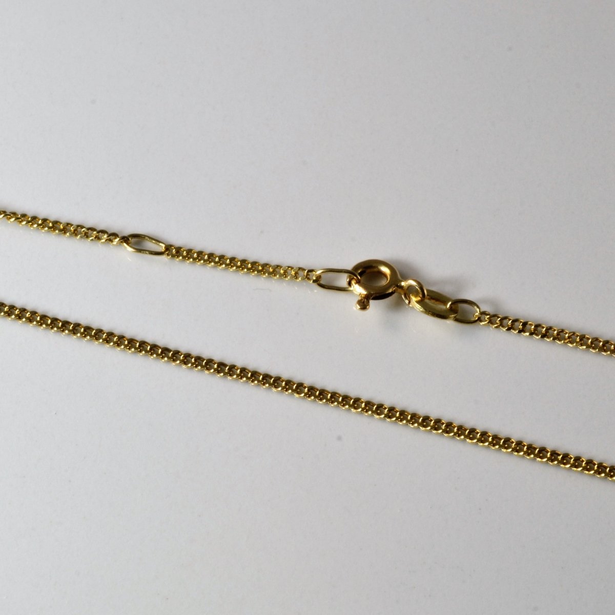 10k Yellow Gold Cable Link Chain | 16