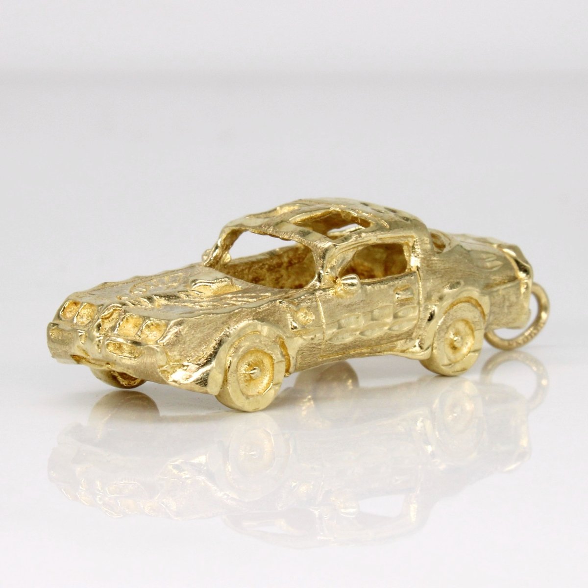 10k Yellow Gold Car Pendant - 100 Ways