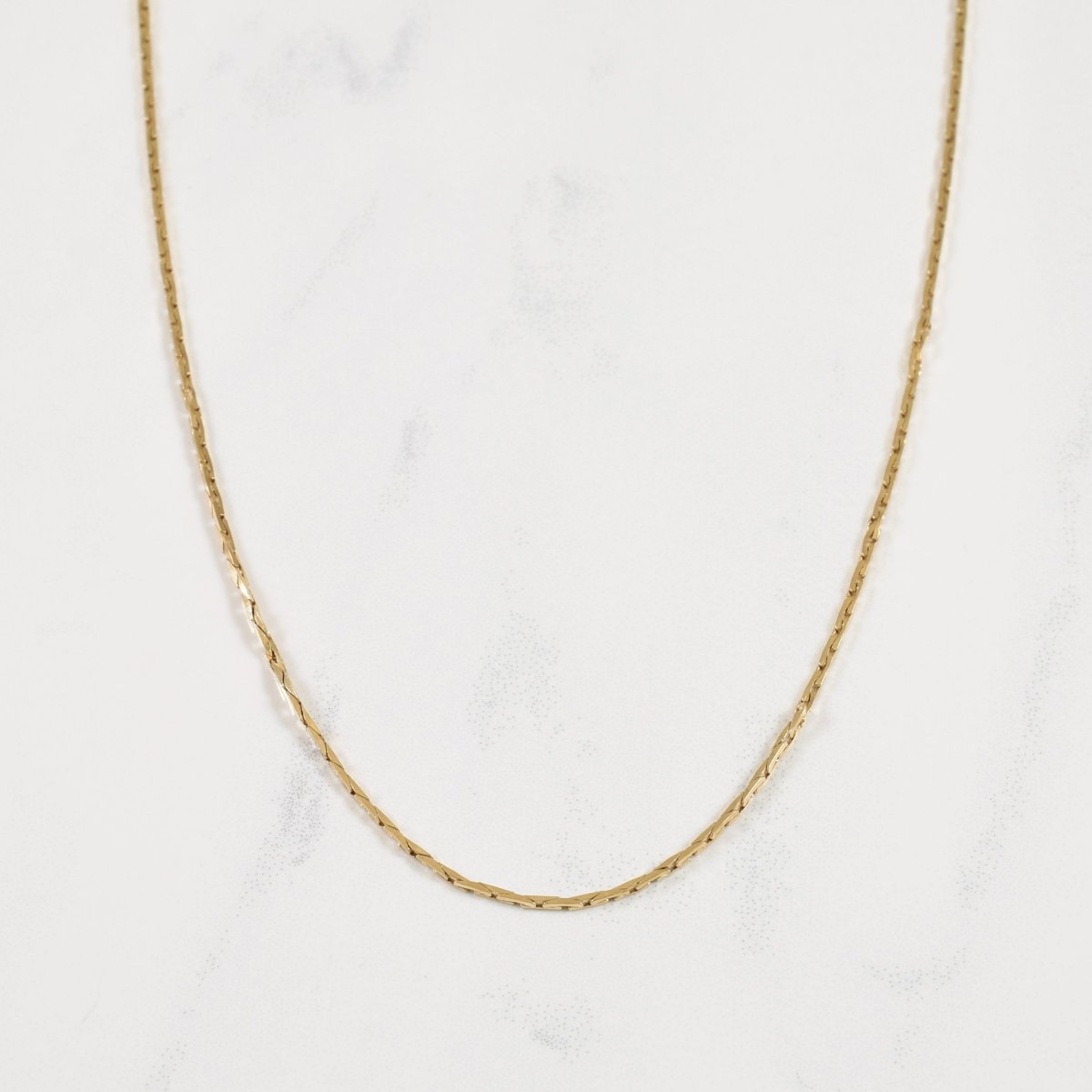 10k Yellow Gold Chain | 19" | - 100 Ways