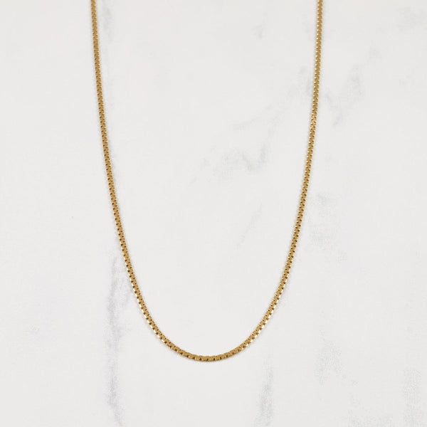 10k Yellow Gold Chain | 20