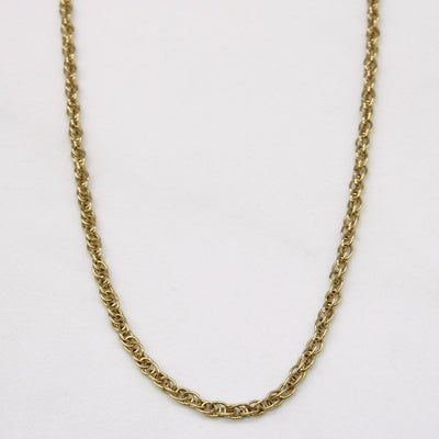 10k Yellow Gold Chain | 24