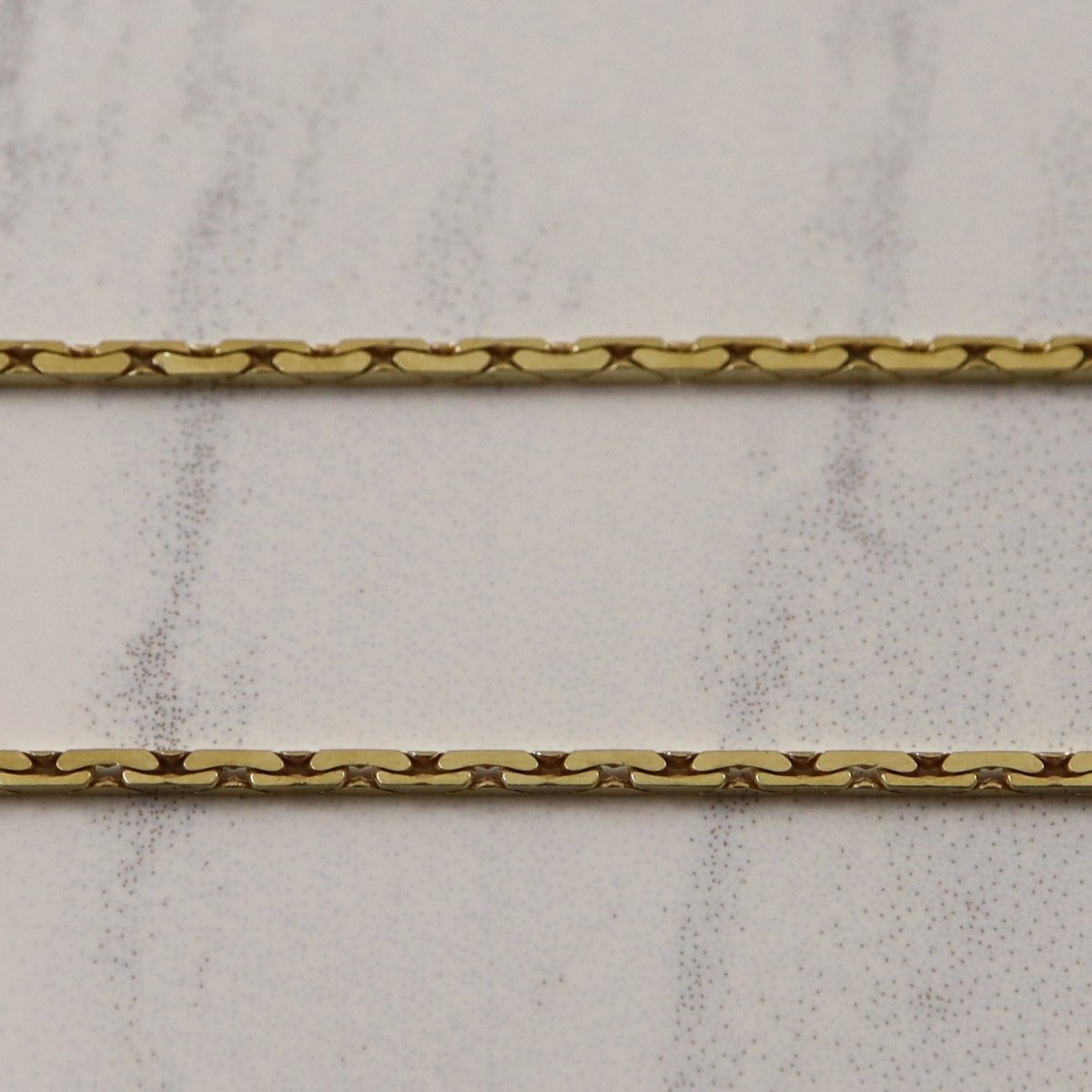 10k Yellow Gold Cobra Chain | 16.5