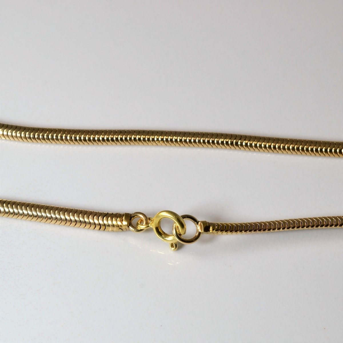10k Yellow Gold Cobra Chain | 22" | - 100 Ways