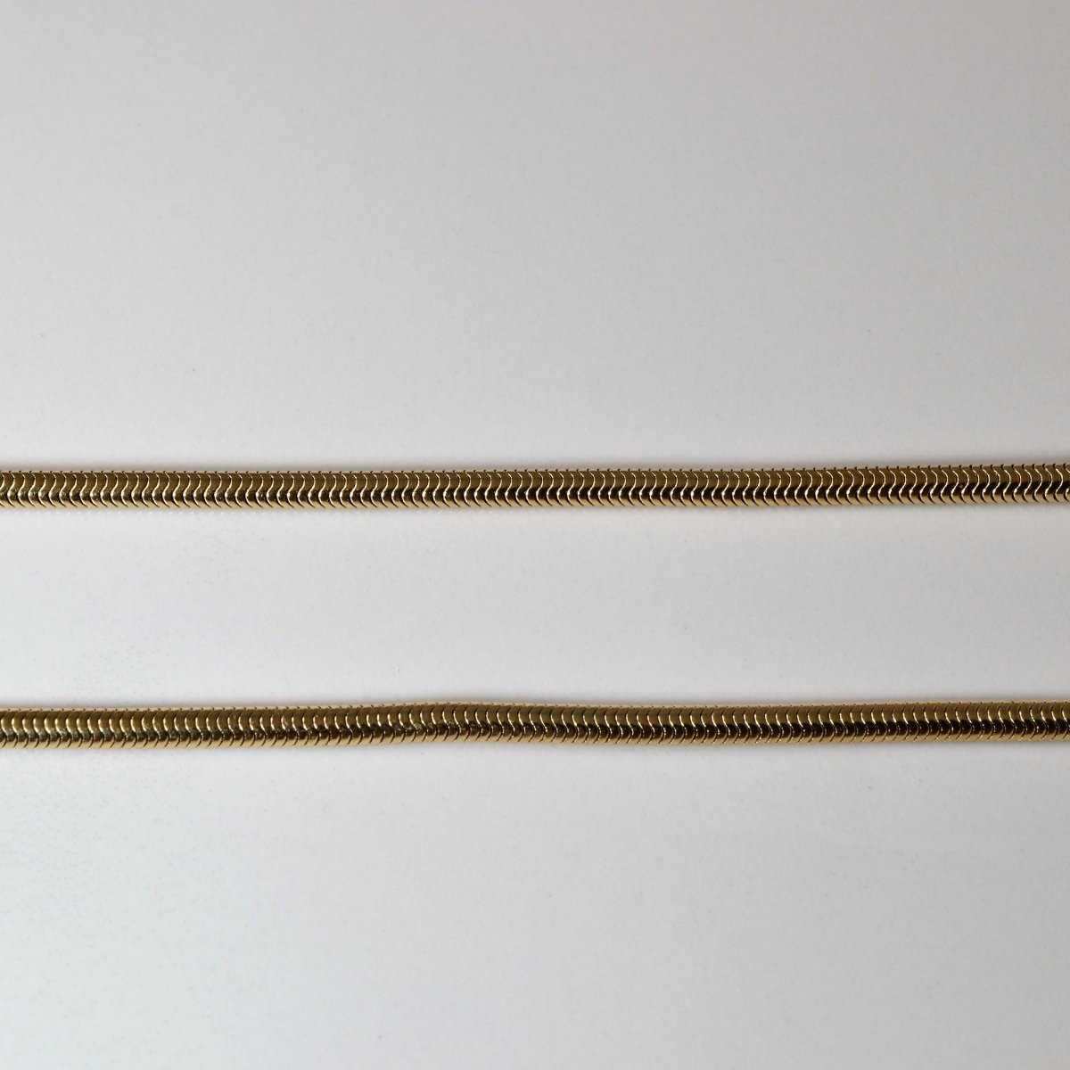 10k Yellow Gold Cobra Chain | 22" | - 100 Ways
