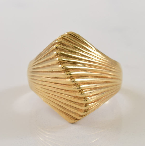 10k Yellow Gold Cocktail Ring | SZ 6 |