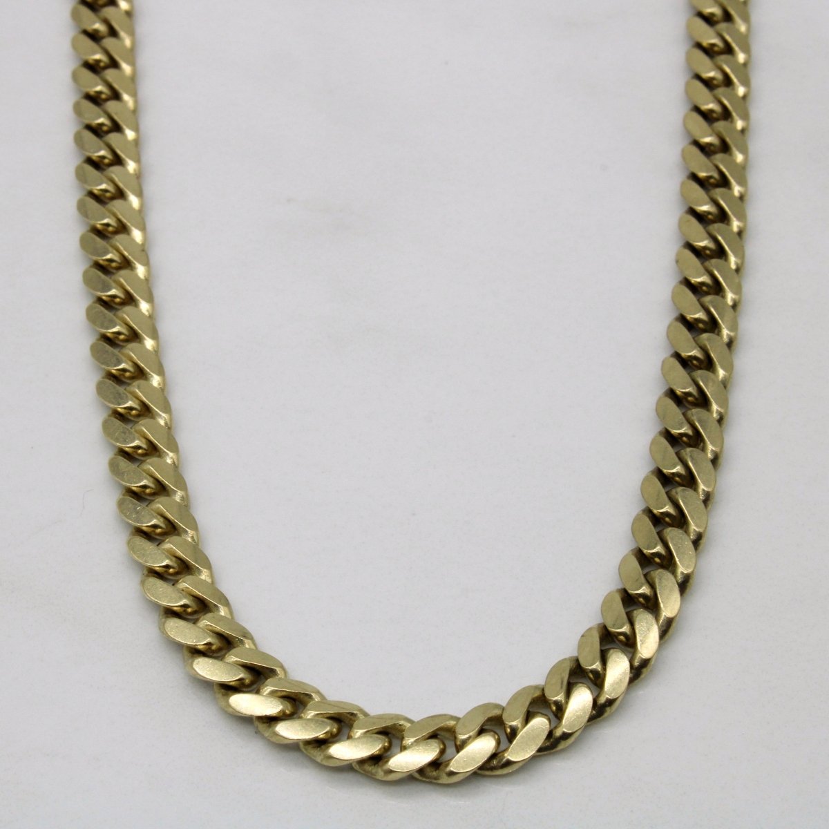 10k Yellow Gold Cuban Chain | 24" | - 100 Ways