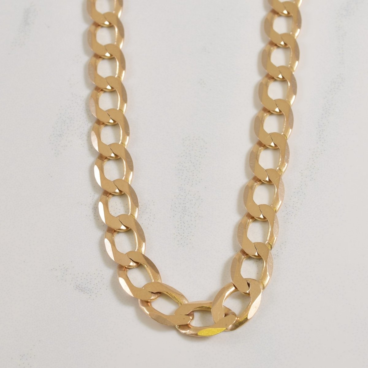 10k Yellow Gold Cuban Chain | 24" | - 100 Ways